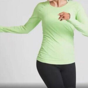 Athleta Speed Light Long Sleeve Top in Sonic Mint Medium LIKE NEW!
